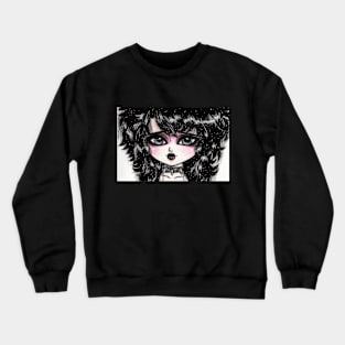 Cute Emo Girl Crewneck Sweatshirt